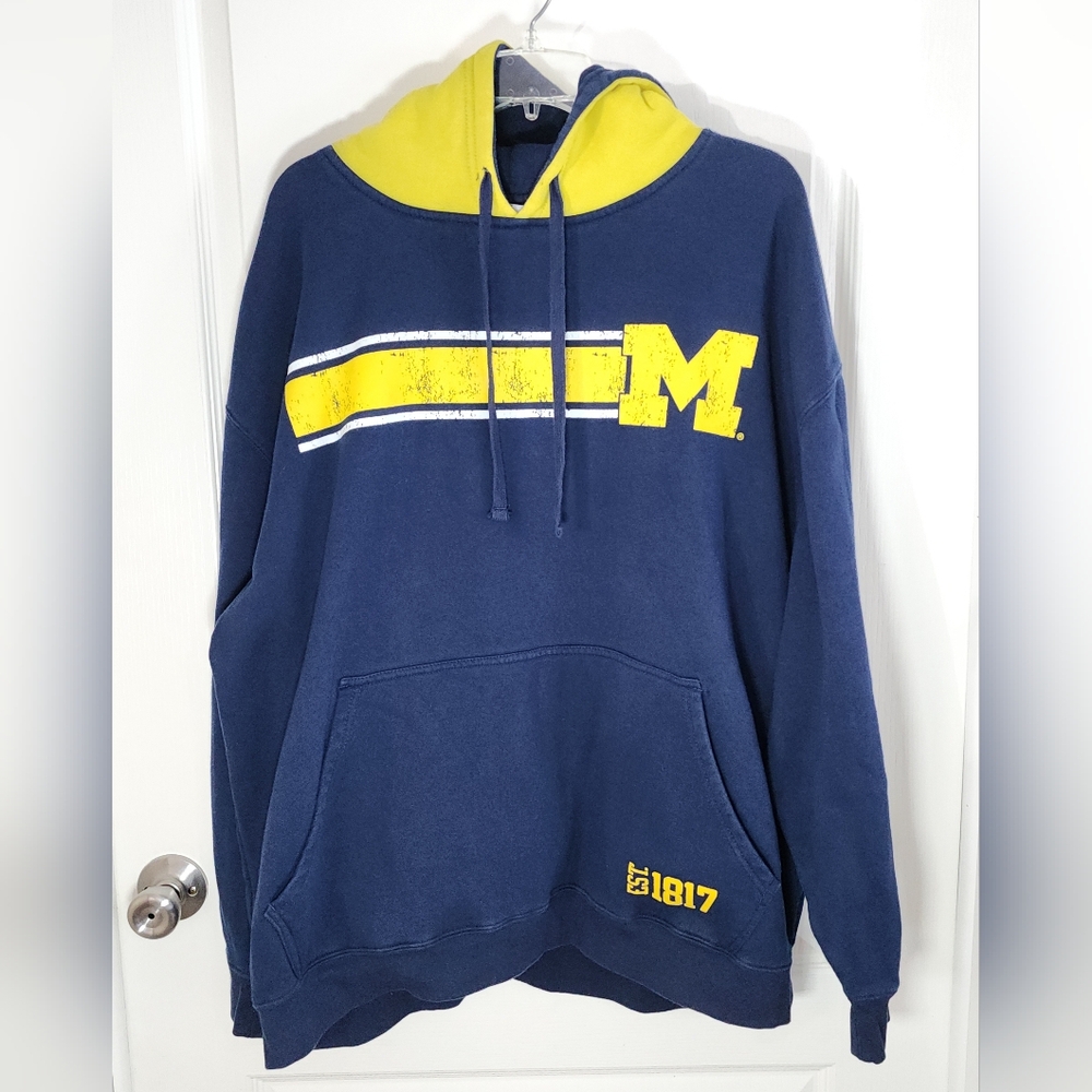 Mens Pro Edge Michigan Pullover Hoodie Size 2XL